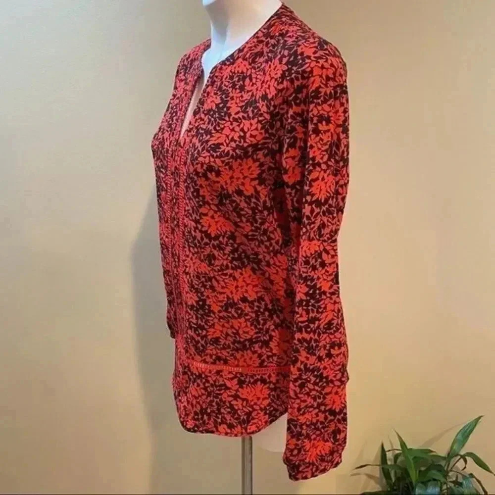 Michael Michael Kors red/black blouse - Picture 2 of 6